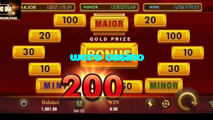 wero casino casino presented on mobile device in Pakistan with slots and live games